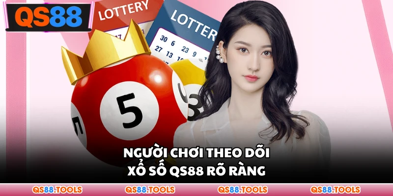 Người chơi theo dõi xổ số QS88 rõ ràng